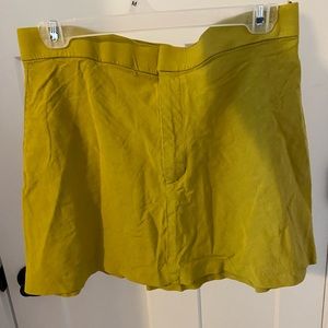 Zara Lime color mini skirt